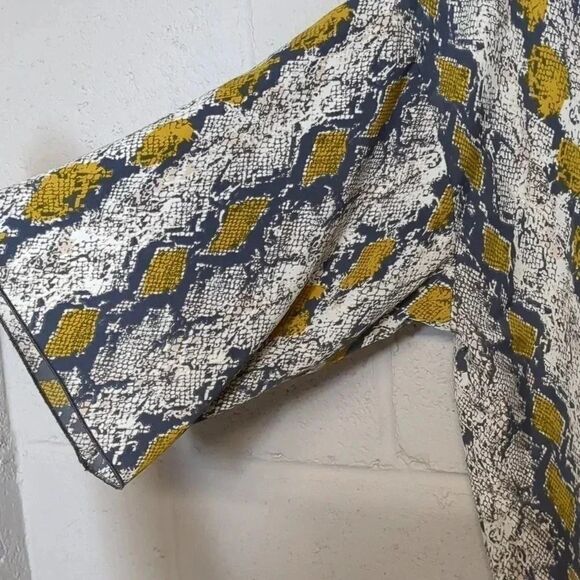 Allison Joy Snakeskin Print Duster Cardigan Shawl Size XS/S - Picture 4 of 5